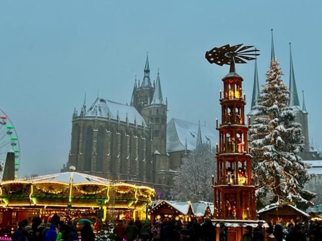 Altstadtpension Am Dom Erfurt Exterior foto